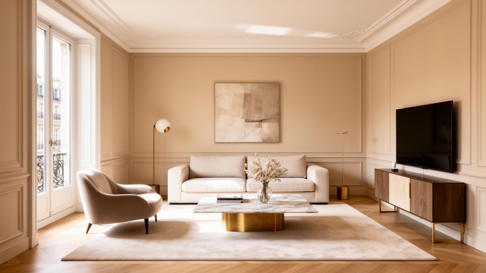 Intérieur rénové haut de gamme à Paris